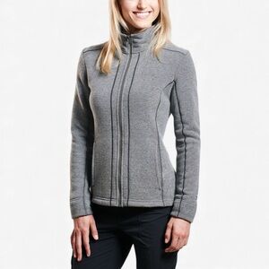 KUHL Stella Women’s Full Zip Performance Jacket Size M Gray Athletic Outdoors